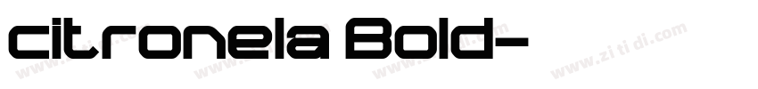 citronela Bold字体转换 citronela Bold字体转换